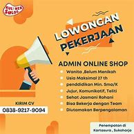 Lowongan Admin Slot 2022 Jakarta Pusat Facebook Indonesia 2024